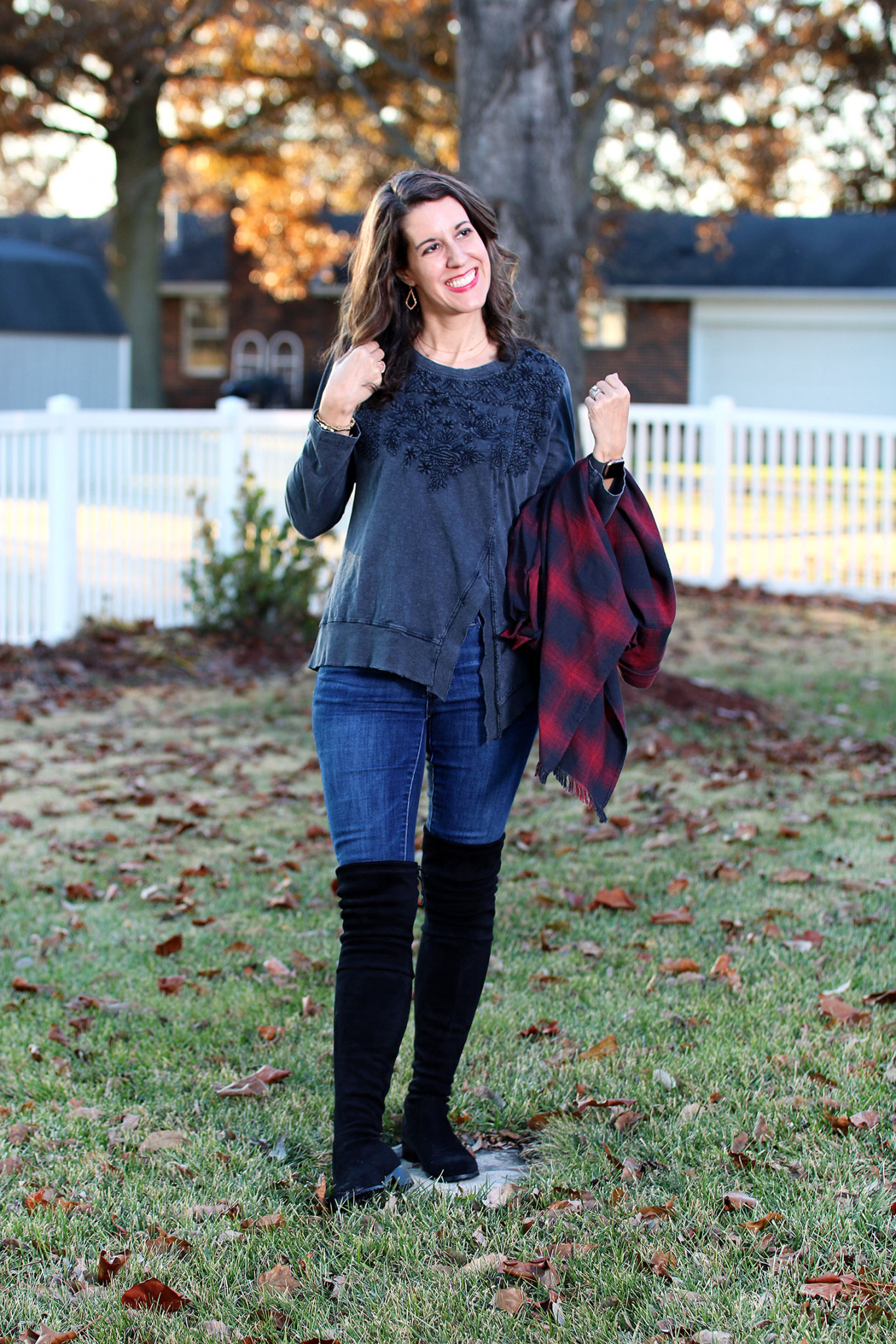 Thursday Fashion Files Link Up #239 – Holiday Plaid & Embroidery ...