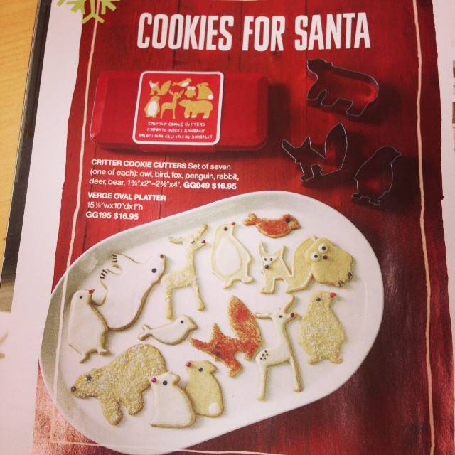 Yeah, so I have an unusually large collection of cookie cutters... Darnit, Crate&Barrel, now I MUST have a fox one! #lunchcatalogbrowsingtime