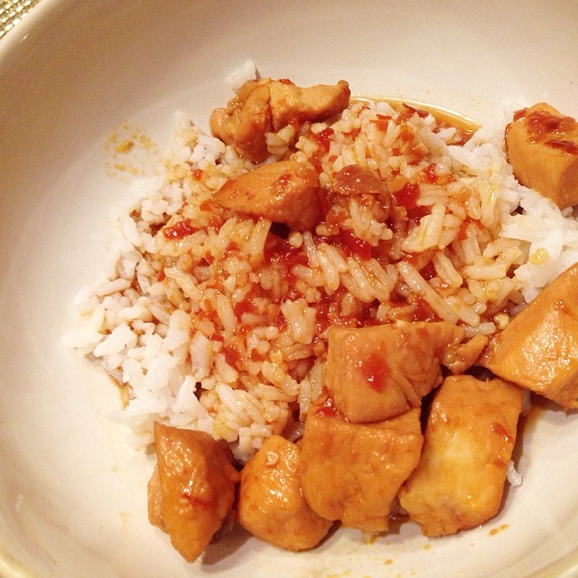 My second week of meal planning, tonight I made Bourbon Chicken with white rice. The kids always gobble this up, it is one of their favorite meals I make. Link to recipe and to the rest of my eats for the week in my profile or curlycraftymom.com