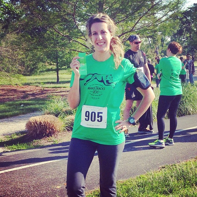 Another zoo 5k finished! PR for this race! Finished in 27:43!