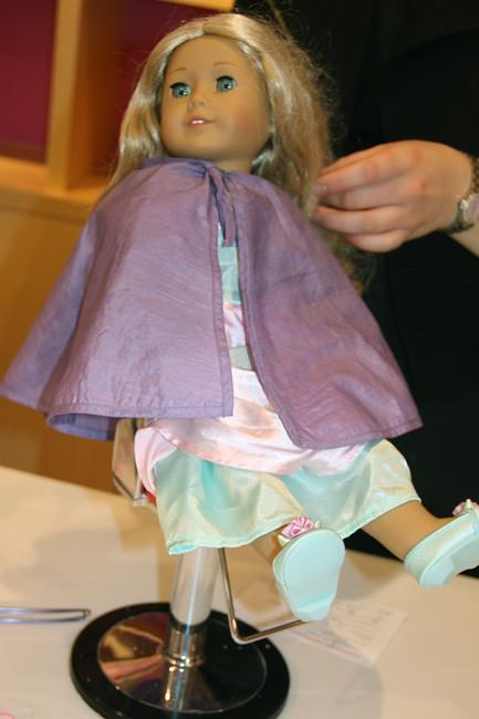 Caroline-being-worked-on