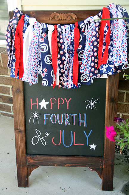 Front-View-of-Chalkboard-with-Fabric-Strips