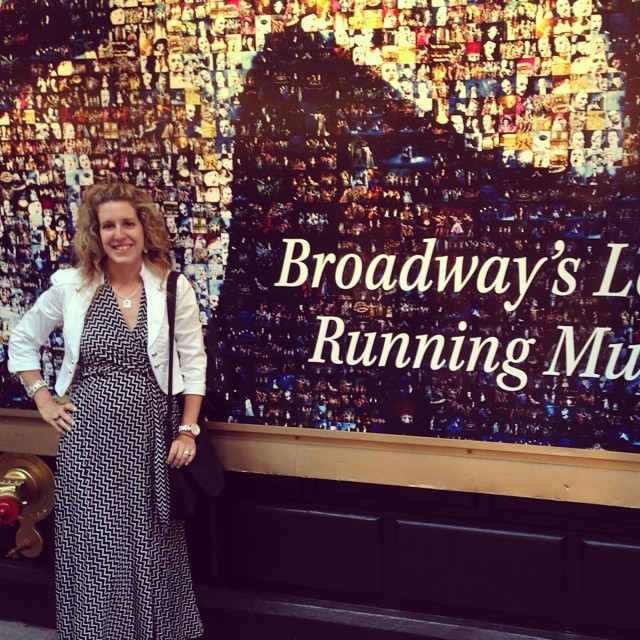 First broadway show! Lots of firsts on this trip!