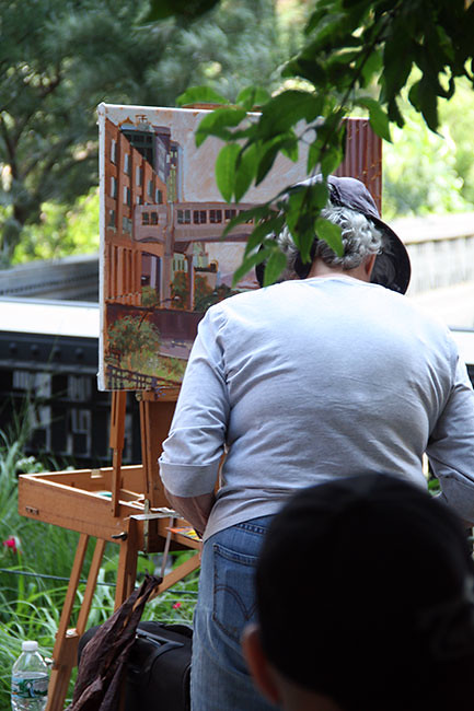 Highline_Lady-painting