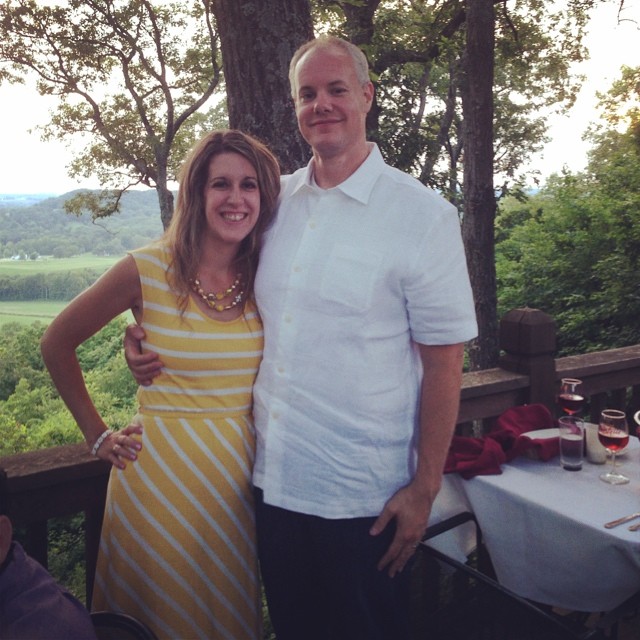 Sunset wine surf and turf dinner with my love. No one could be anymore perfect for me than Brian. So blessed to have this special man as my husband... And it's not just the talking! Haha!