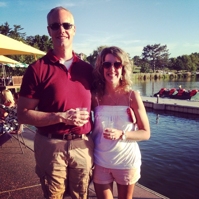 Paddle boat moonlight picnic time! Love doing this every year with the BriBri!