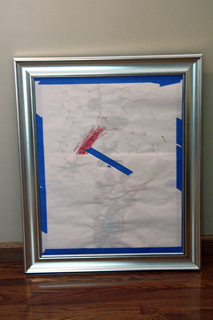 Frame-taped-and-papered-up