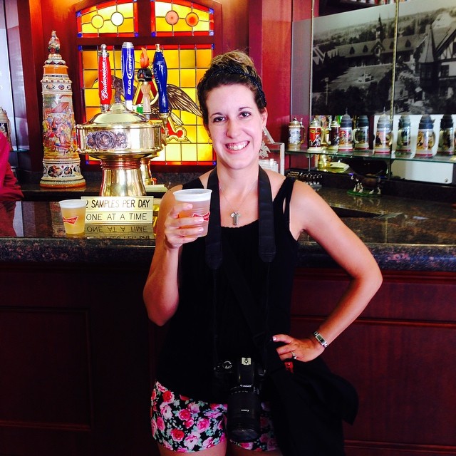 Gotta love the FREE beer at Grants Farm! And they have my favorite, Stella Artois! Happy day! cheers!