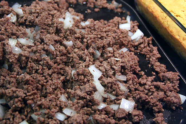 Meat-and-onions
