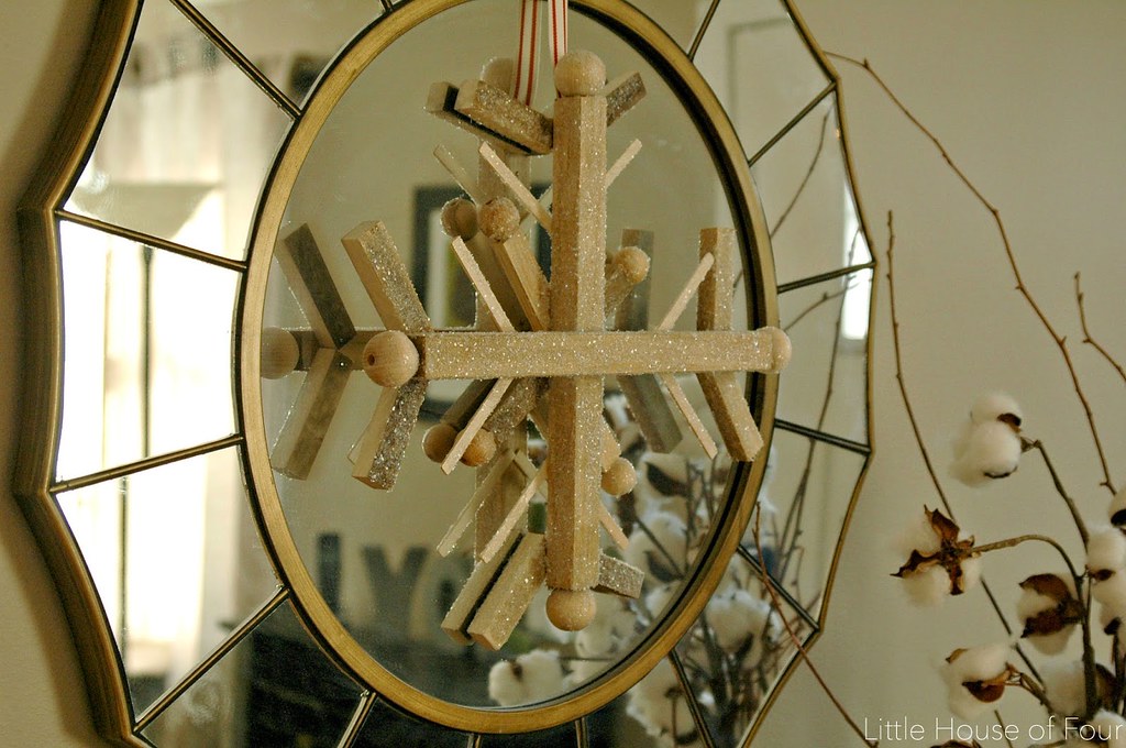 wood snowflake 1
