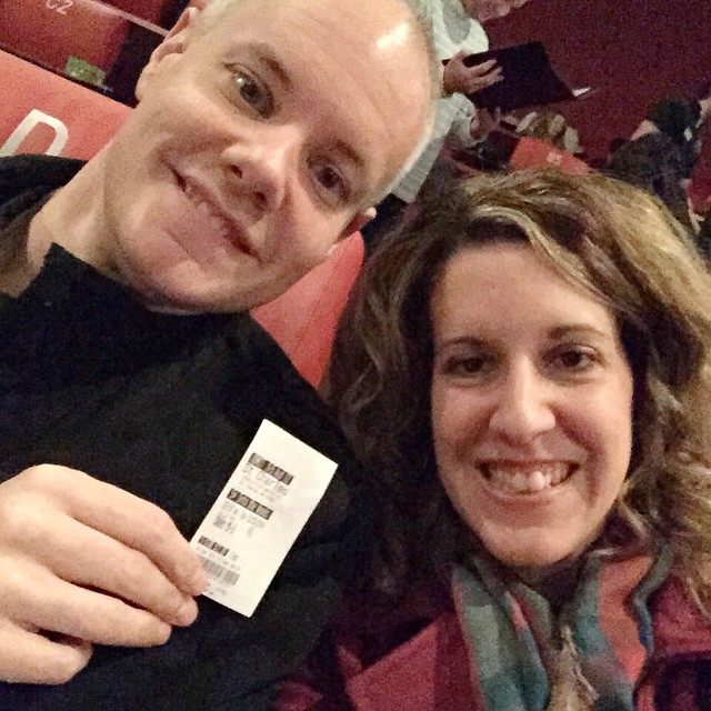 Movie time!! Into the Woods! Never seen a movie on Christmas before, wow it's busy here... Glad we booked 5 Star seats a few days ago!