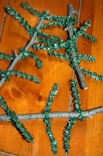 Adding-Pine-Needles