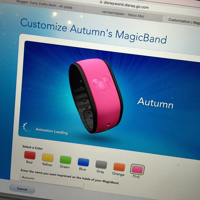 We're going to Disney this summer!! We haven't been there for two years and this whole MagicBand thing is new to us! I think Autumn and I will definitely both get PINK!! 💗💗💗 any tips would be great!! We are doing the dinin