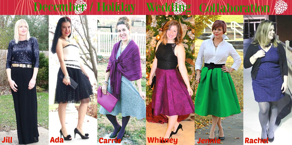 Holiday December Wedding Collage