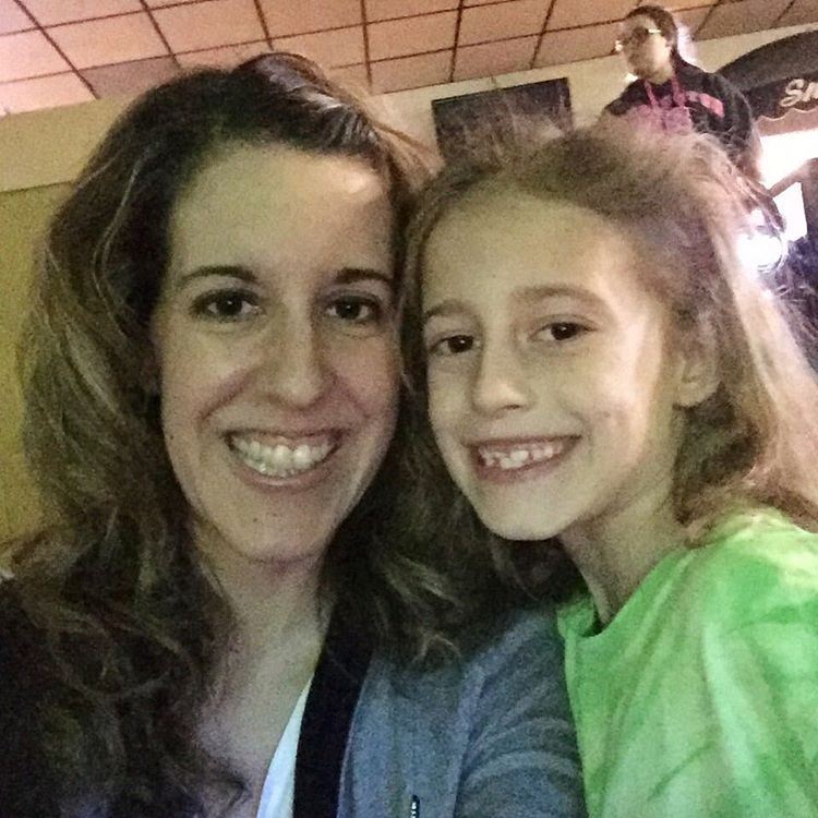 Cosmic bowl with my sweet girl for Daisy scouts! #daisyscouts #cosmicbowl