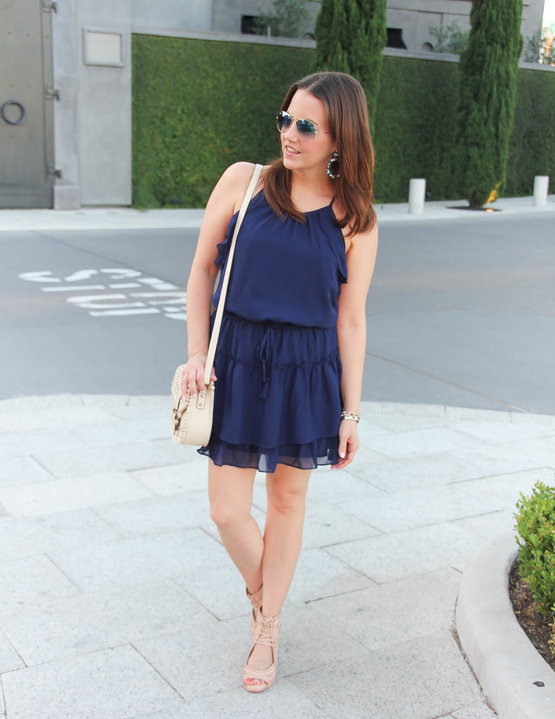 a-summer-outfit-navy-dress-laceup-wedges