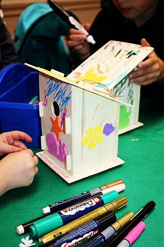 Working-on-birdhouses