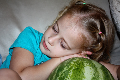 Autumns-head-on-melon