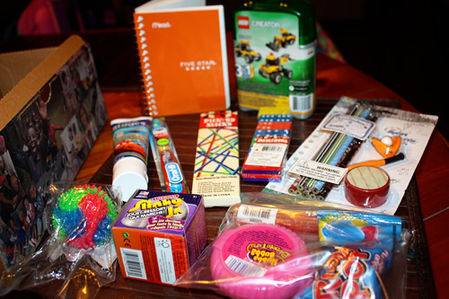 Stuff-in-box-on-table