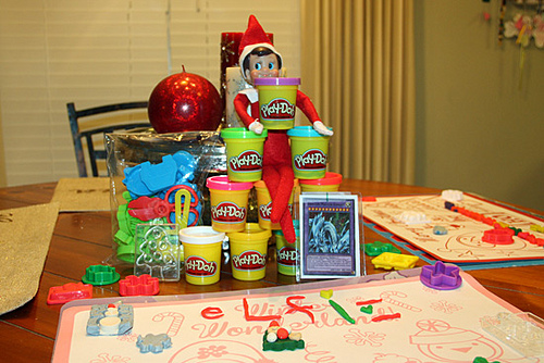 Elf-with-Playdough