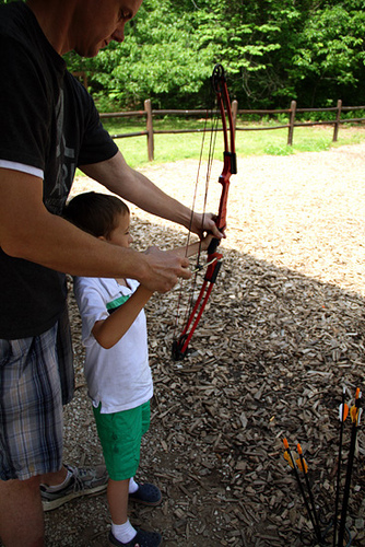 Archery_Brian-with-Nathan