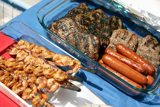 Steaks-and-shrimpies