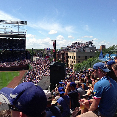 Next time I want to sit on the Wrigley rooftop!