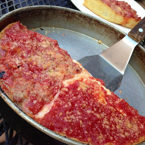 Chicago pizza, oh how I missed you!